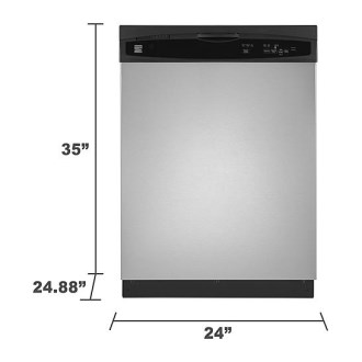 Kenmore cheap dishwasher size